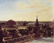 Eduard Gaertner Panorama of Berlin oil painting reproduction
